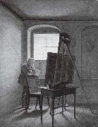 Caspar David Friedrich in Seinem Atelier Georg Friedrich Kersting